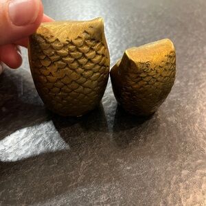 Brass owls